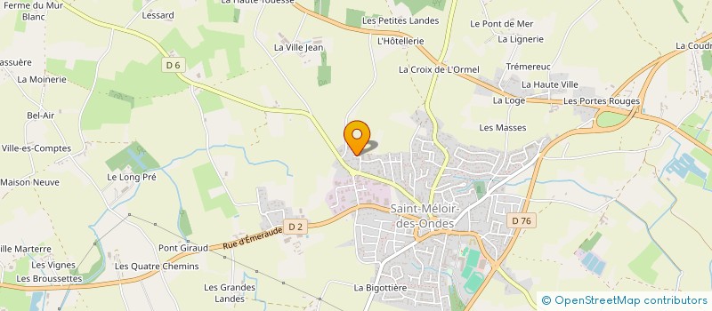 localisation de l'entreprise MONSIEUR PATRICK MOY à SAINT-MELOIR-DES-ONDES