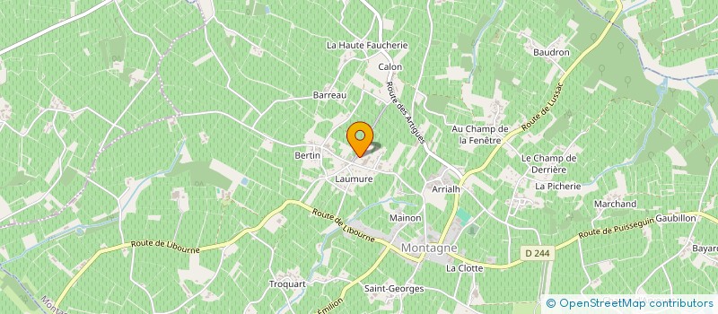 localisation de l'entreprise MONSIEUR PATRICK MOZE-BERTHON  MONTAGNE