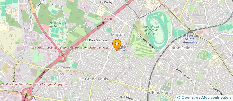 localisation de l'entreprise MONSIEUR PATRICK MULLER  EYSINES