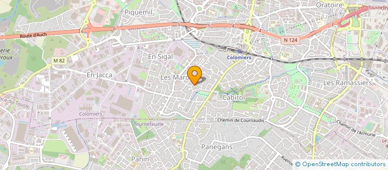 localisation de l'entreprise MONSIEUR PATRICK MUNARETTO à COLOMIERS