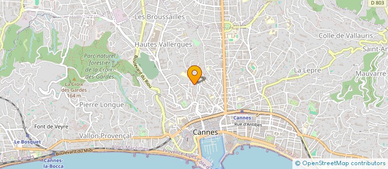 localisation de l'entreprise MONSIEUR PATRICK MUNOZ à CANNES