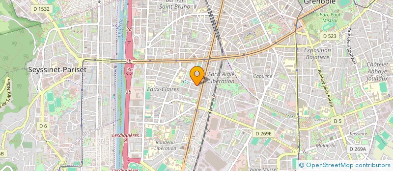 localisation de l'entreprise MONSIEUR PATRICK MUNTUMOSI BARTHELEMI  GRENOBLE