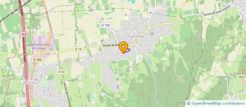 localisation de l'entreprise MONSIEUR PATRICK MUR  CHASSELAY