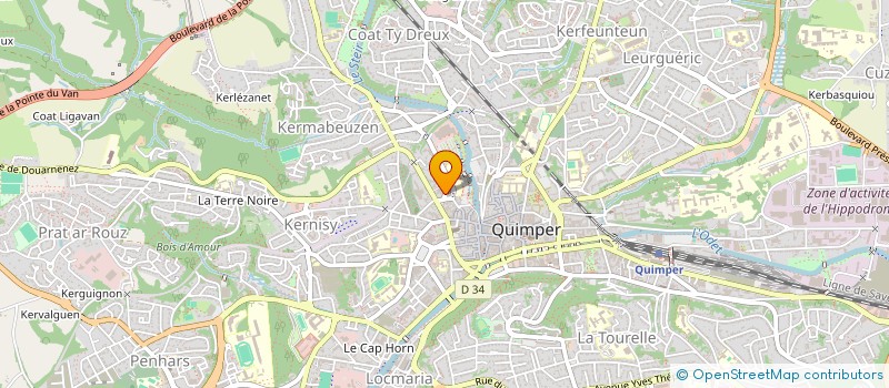 localisation de l'entreprise MONSIEUR PATRICK MURAT à QUIMPER