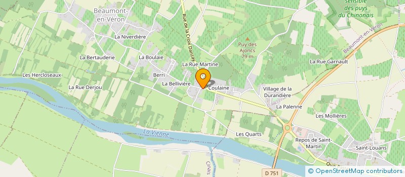 localisation de l'entreprise MONSIEUR PATRICK MUREAU  BEAUMONT-EN-VERON