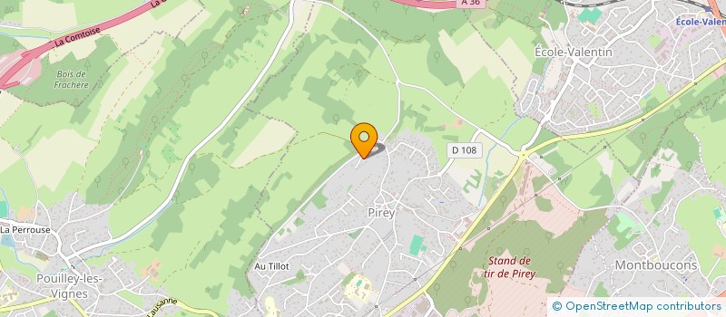 localisation de l'entreprise MONSIEUR PATRICK MURIT  PIREY