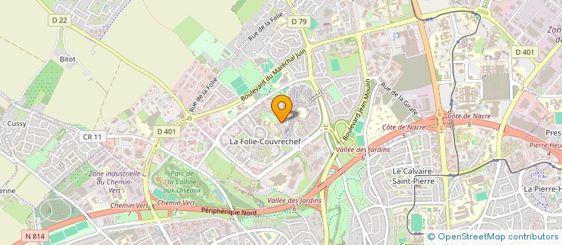 localisation de l'entreprise MONSIEUR PATRICK MWA MBUYI  CAEN