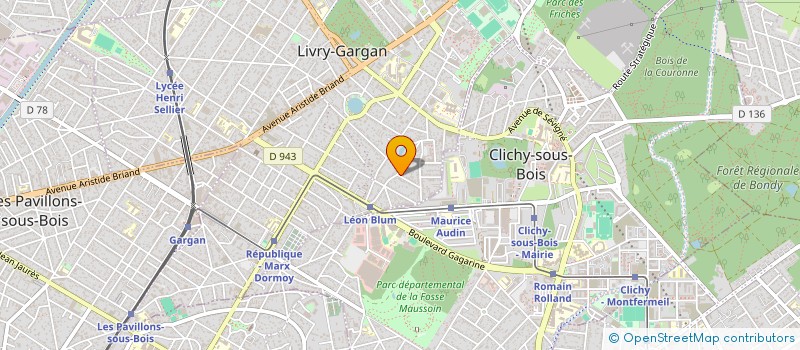 localisation de l'entreprise MONSIEUR PATRICK NABETH à LIVRY-GARGAN