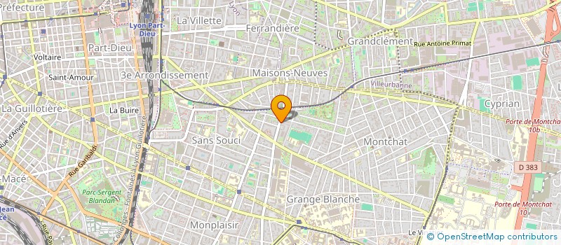 localisation de l'entreprise MONSIEUR PATRICK NAHON à LYON 3EME