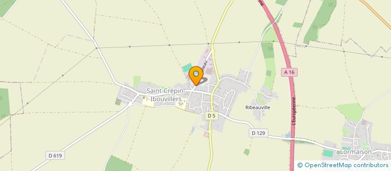 localisation de l'entreprise MONSIEUR PATRICK NALBO  SAINT-CREPIN-IBOUVILLERS