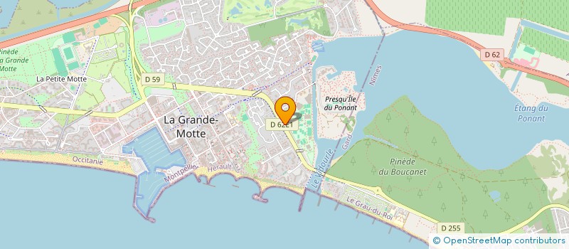 localisation de l'entreprise MONSIEUR PATRICK NALLET à LA GRANDE MOTTE