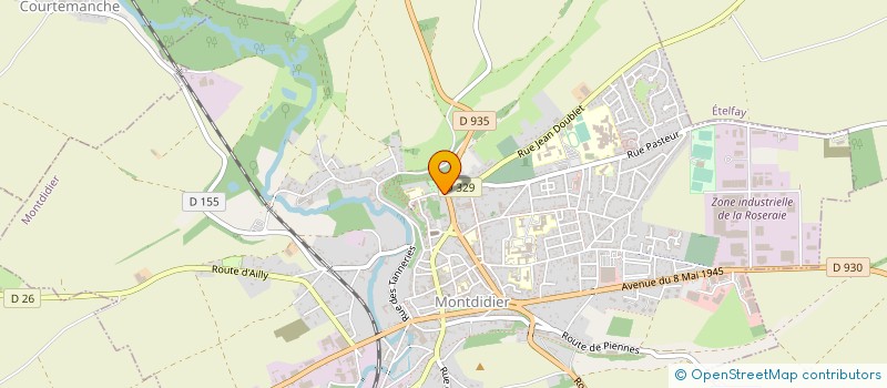 localisation de l'entreprise MONSIEUR PATRICK NATEZ à MONTDIDIER