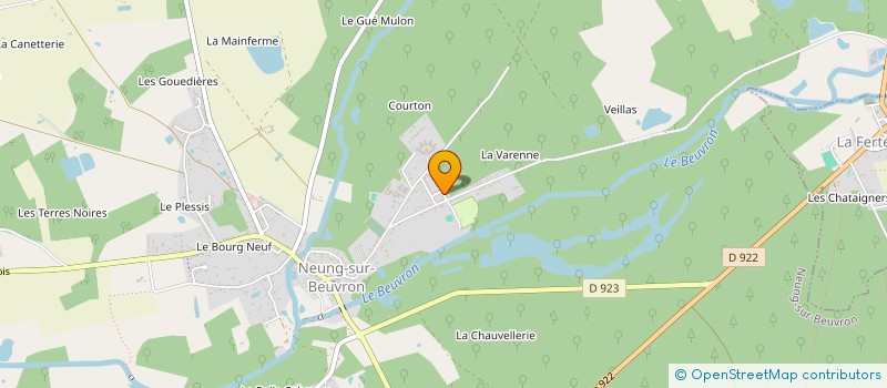 localisation de l'entreprise MONSIEUR PATRICK NATHENE  NEUNG-SUR-BEUVRON