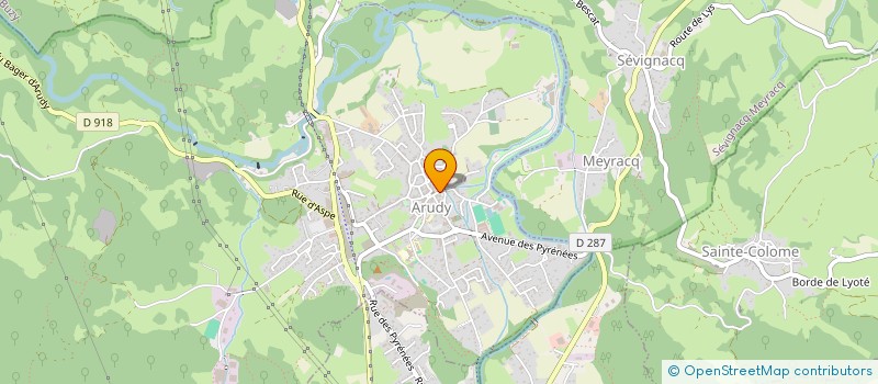 localisation de l'entreprise MONSIEUR PATRICK NEBBAK  CASTET