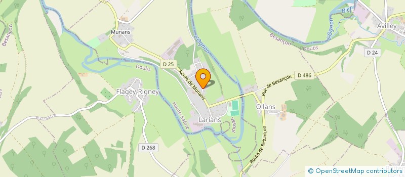 localisation de l'entreprise MONSIEUR PATRICK NECTOUX  LARIANS-ET-MUNANS