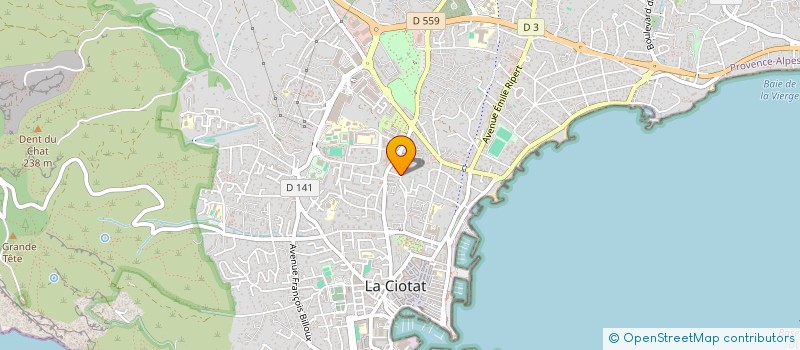 localisation de l'entreprise MONSIEUR PATRICK NEGRO à LA CIOTAT