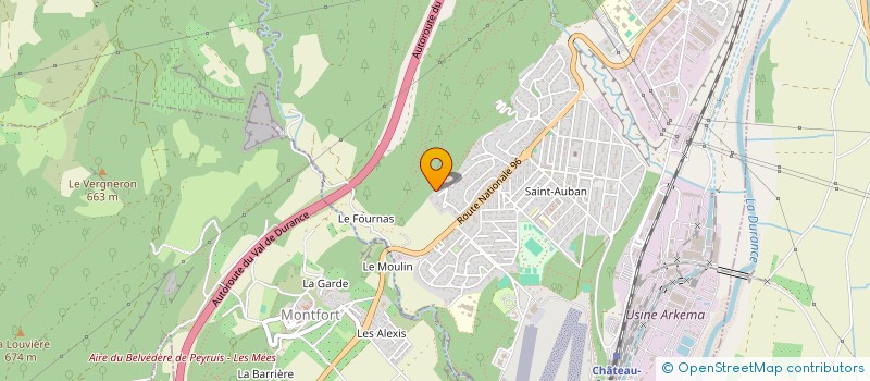 localisation de l'entreprise MONSIEUR PATRICK NESTY  CHATEAU-ARNOUX-SAINT-AUBAN