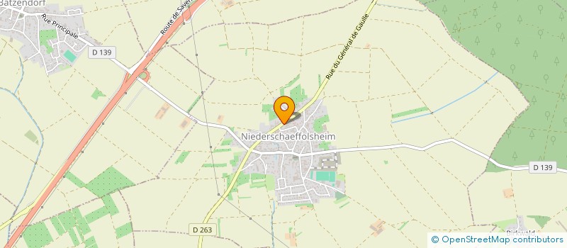 localisation de l'entreprise MONSIEUR PATRICK NEUMEYER  NIEDERSCHAEFFOLSHEIM