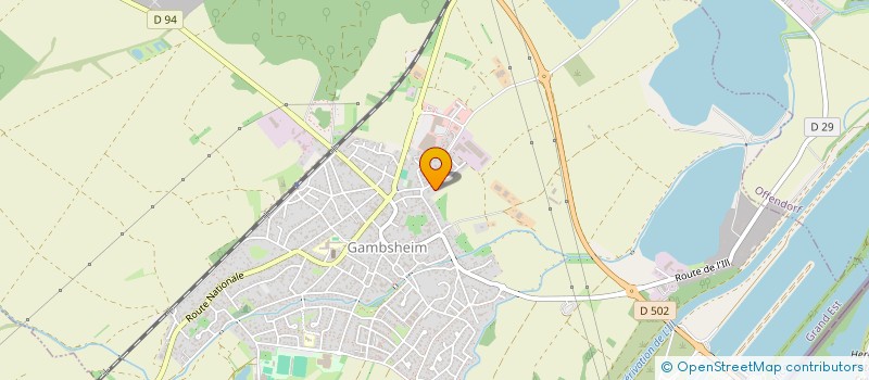 localisation de l'entreprise MONSIEUR PATRICK NEUROHR  GAMBSHEIM