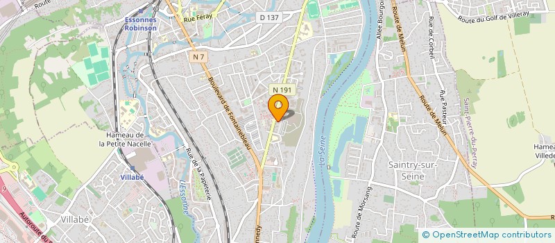 localisation de l'entreprise MONSIEUR PATRICK NGOUALA MOUSSANGOYE  CORBEIL-ESSONNES