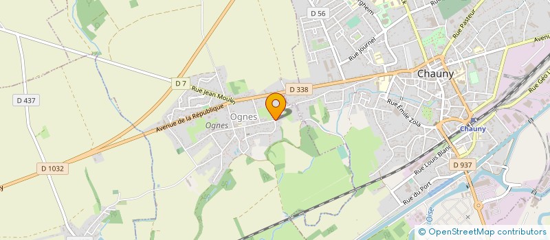 localisation de l'entreprise MONSIEUR PATRICK NICE  OGNES