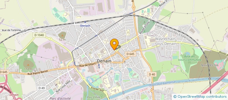 localisation de l'entreprise MONSIEUR PATRICK NICODEME  DENAIN