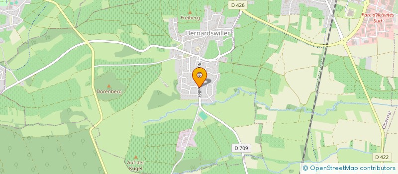 localisation de l'entreprise MONSIEUR PATRICK NICOL  BERNARDSWILLER