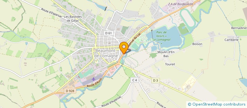 localisation de l'entreprise MONSIEUR PATRICK NICOLAIEFF  BEAUMONT-DE-LOMAGNE