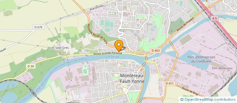 localisation de l'entreprise MONSIEUR PATRICK NIEGER  MONTEREAU-FAULT-YONNE