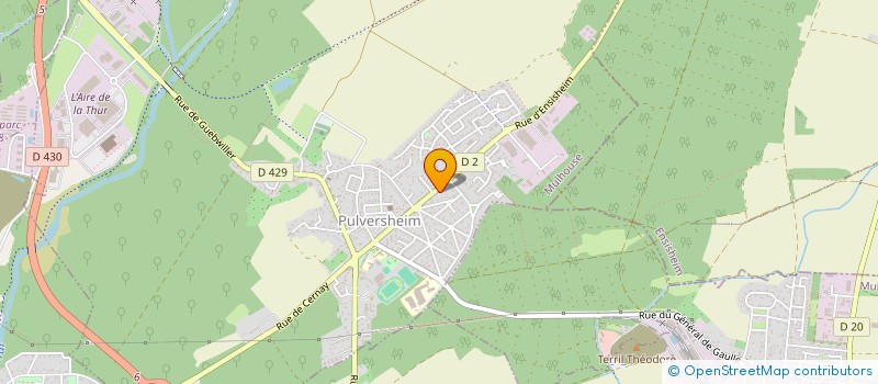 localisation de l'entreprise MONSIEUR PATRICK NIEMERICH  PULVERSHEIM