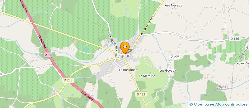 localisation de l'entreprise MONSIEUR PATRICK NOBLE à REIGNAC