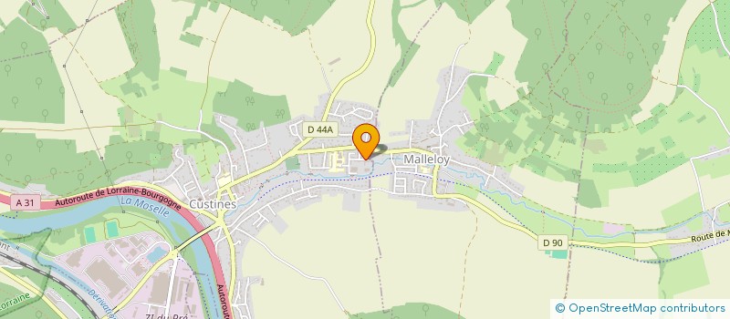 localisation de l'entreprise MONSIEUR PATRICK NOEL  CUSTINES