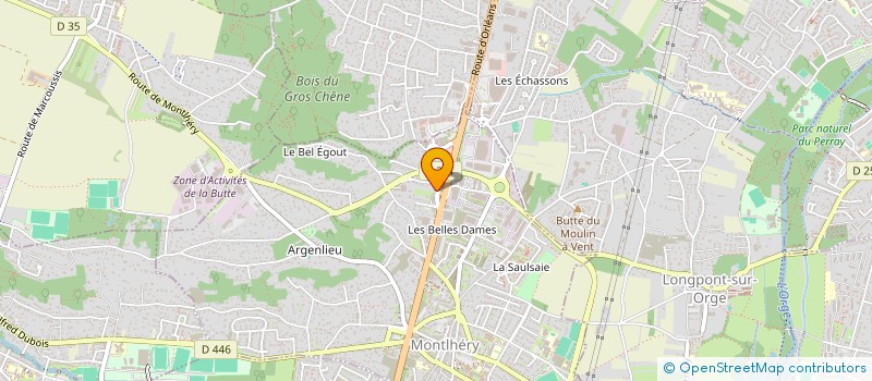 localisation de l'entreprise MONSIEUR PATRICK NOLET  MONTLHERY