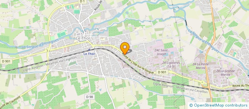 localisation de l'entreprise MONSIEUR PATRICK NOLLE  LE THOR