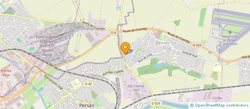 localisation de l'entreprise MONSIEUR PATRICK NONDELO  BERNES-SUR-OISE