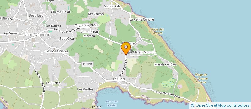 localisation de l'entreprise MONSIEUR PATRICK NOSTEN  L'ILE-D'YEU