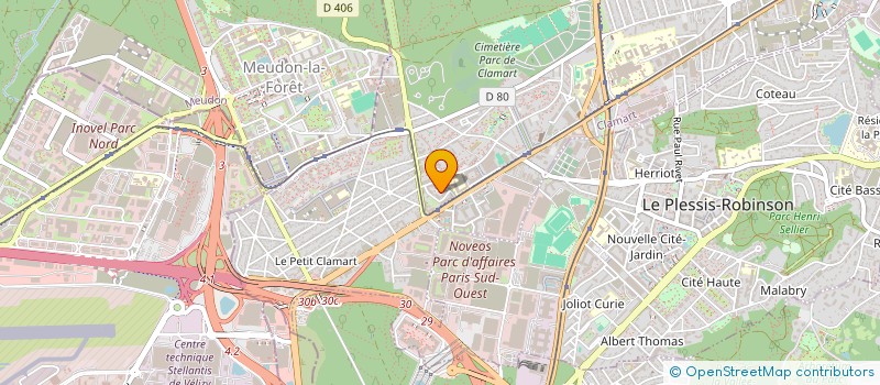 localisation de l'entreprise MONSIEUR PATRICK NOUVELOT à CLAMART