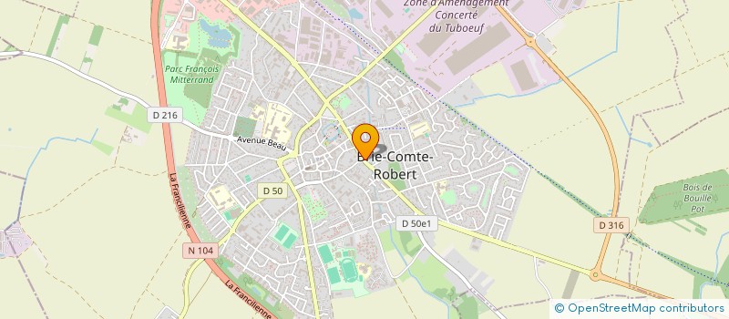 localisation de l'entreprise MONSIEUR PATRICK NUNES CARDOSO  BRIE-COMTE-ROBERT