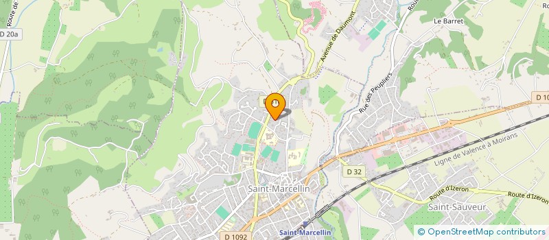 localisation de l'entreprise MONSIEUR PATRICK O'BRIEN  SAINT-MARCELLIN