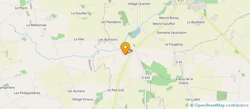 localisation de l'entreprise MONSIEUR PATRICK O'BRIEN à PASSAIS VILLAGES