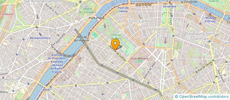 localisation de l'entreprise MONSIEUR PATRICK O BYRNE  PARIS