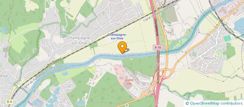 localisation de l'entreprise MONSIEUR PATRICK OBJOIS  CHAMPAGNE-SUR-OISE