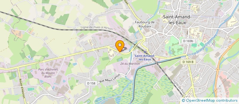 localisation de l'entreprise MONSIEUR PATRICK OCQUIDENT à SAINT-AMAND-LES-EAUX