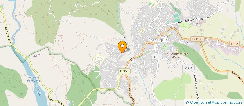 localisation de l'entreprise MONSIEUR PATRICK OEUVRARD à FORCALQUIER