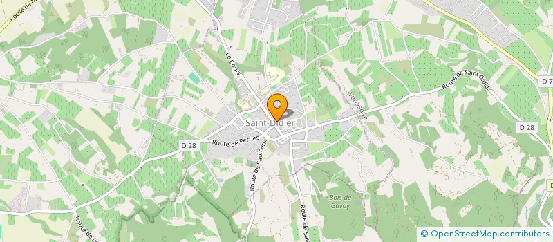 localisation de l'entreprise MONSIEUR PATRICK OFFROY à SAINT-DIDIER