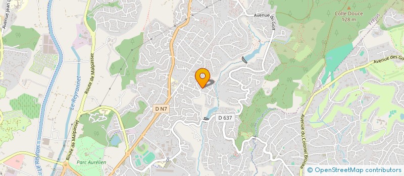 localisation de l'entreprise MONSIEUR PATRICK OGER à FREJUS