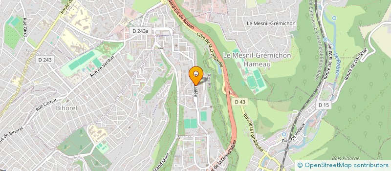 localisation de l'entreprise MONSIEUR PATRICK OKO  ROUEN