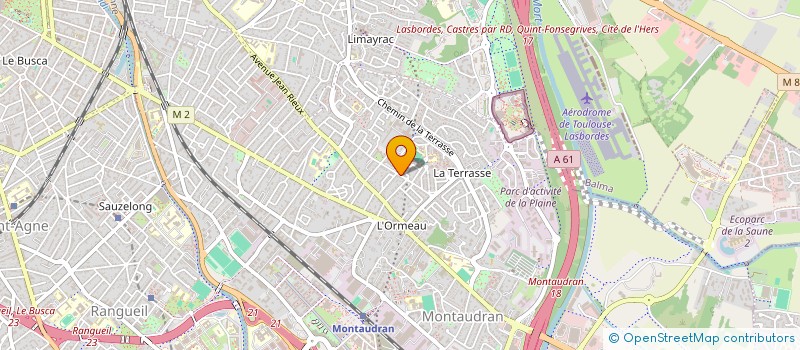 localisation de l'entreprise MONSIEUR PATRICK OLIBAUD  TOULOUSE