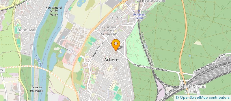localisation de l'entreprise MONSIEUR PATRICK OLIVIER à ACHERES