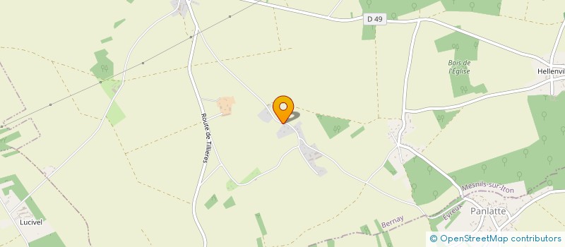 localisation de l'entreprise MONSIEUR PATRICK OLIVIER  MESNILS-SUR-ITON